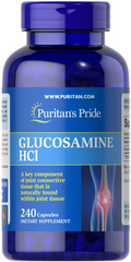Puritan's Pride, Глюкозамин, Glucosamine HCl, 680 мг, 240 капсул (PTP-14174), фото