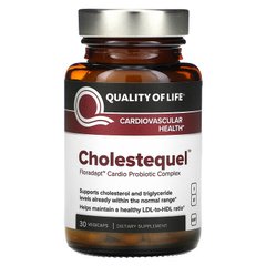 Quality of Life Labs, холестекель, 30 вегетаріанських капсул (QLL-00356), фото