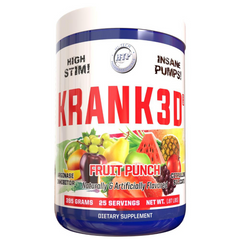 Hi-Tech Pharmaceuticals, Krank3d, фруктовий пунш, 25 порцій, 385 г (HIT-02698), фото