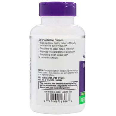 Пробиотики, Acidophilus, Natrol, 150 капсул, (NTL-16108), фото