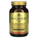 Solgar SOL-01121 Solgar, Комплекс витаминов В "50", 100 растительных капсул (SOL-01121) 1