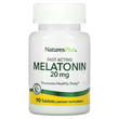 NaturesPlus, Мелатонін швидкої дії, 20 мг, 90 таблеток (NAP-47628)