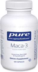 Pure Encapsulations, Мака-3, Maca-3, 650 мг, 120 капсул (PE-01055), фото