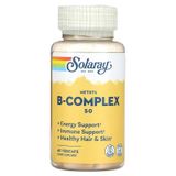 Solaray SOR-59912 Витамины группы В, Methyl B-Complex 50, Solaray, 60 вегетарианских капсул (SOR-59912)