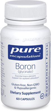 Бор Boron (glycinate), Pure Encapsulations, 60 caps, (PE-00036), фото