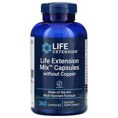 Life Extension, Мультивітаміни без міді, 360 капсул (LEX-23643), фото