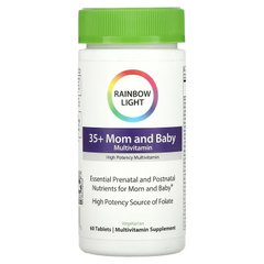 Rainbow Light, Мультивитамины для мам 35+ и малышей, 60 таблеток (RLT-20312), фото