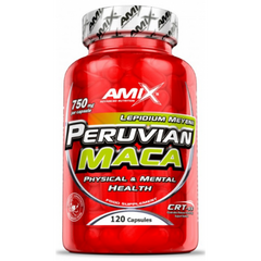 Amix, Peruvian MACA, Мака, 750 мг, 120 веганських капсул (819383), фото