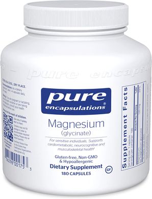 Pure Encapsulations, магний глицинат, 120 мг, 180 капсул (PE-00175), фото