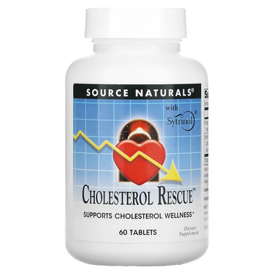 Source Naturals, Допомога при холестерині 60 таблеток (SNS-01781), фото