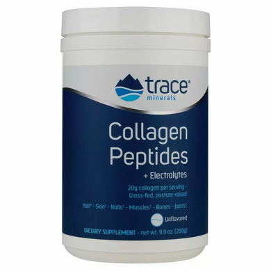 Коллагеновые пептиды, Collagen Peptides, Trace Minerals Research, порошок, без вкуса, 280 г (TMR-00512), фото