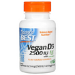Doctor's Best, Веганські вітамін D3 з Vitashine D3 2500 МО, 60 вегетаріанських капсул (DRB-00302)