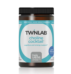 Twinlab, Когнитивная и энергетическая поддержка, Choline Cocktail, 380 г (TWL-00670), фото