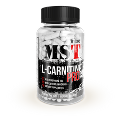 MST Nutrition, L-карнітин, L-Carnitine Pro, 90 капсул (MST-24471), фото