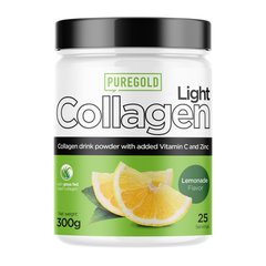 Pure Gold, Collagen LIGHT, колаген, лимонад, 300 г (PGD-90828), фото