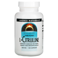 Source Naturals, L-цитрулін, 500 мг, 120 капсул (SNS-02005), фото