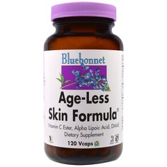 Bluebonnet Nutrition, Age-Less Skin Formula, формула омоложения кожи, 120 растительных капсул (BLB-01142), фото