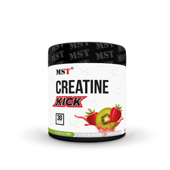🍓🥝MST Nutrition, Креатин, Creatine Kick 7 in 1, (7 креатинів в 1), полуниця-ківі, 300 г (MST-16191), фото