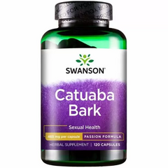 Кора Катуаба, Catuaba Bark, Swanson, 465 мг, 120 капсул (SWV-08015), фото