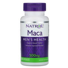Natrol, Maка, 500 мг, 60 капсул (NTL-16156), фото