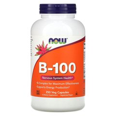 Now Foods, B-100, 100 растительных капсул (NOW-00436), фото