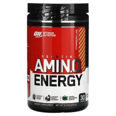 Optimum Nutrition, Essential Amin.O. Energy, клубника и лайм, 270 г (OPN-05169), фото