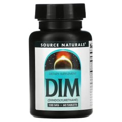 Source Naturals, DIM (дііндолілметан), 100 мг, 60 таблеток (SNS-01521), фото