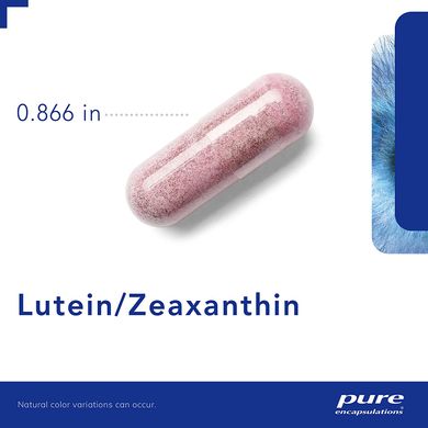 Pure Encapsulations, Лютеїн/Зеаксантин (Lutein/Zeaxanthin), 120 капсул (PE-01105), фото