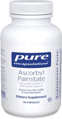 Аскорбілпальмітат, Ascorbyl Palmitate, Pure Encapsulations, 90 капсул (PE-00023), фото