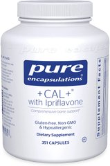 Вітаміни при остеопорозі + CAL + Ipriflavone, Pure Encapsulations, 350 капсул (PE-01532), фото