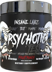 Insane Labz, Psychotic TEST, 30 порций, Fruit Punch, 275 г (INL-45934), фото