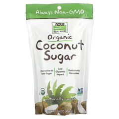 Кокосовий цукор, Coconut Sugar, Now Foods, 454 г, (NOW-06915), фото