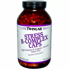 Вітаміни групи В (комплекс), Stress B-Complex, Twinlab, 250 капсул (TWL-00287), фото