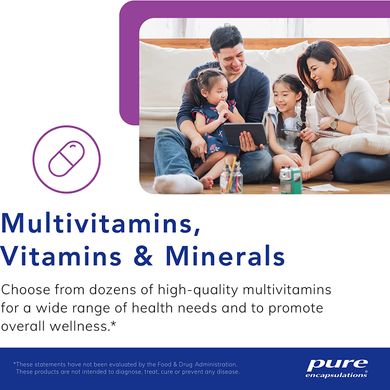 Мультивітаміни / мінерали, Nutrient 950, Pure Encapsulations, 90 капсул (PE-00201), фото