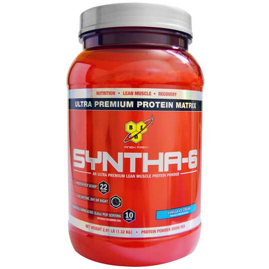 BSN, Syntha-6, Ultra Premium Protein Matrix, білкова матриця ультрапреміальної якості, ваніль, 1320 г (BSN-00610), фото