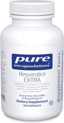 Ресвератрол, Resveratrol EXTRA, Pure Encapsulations, 120 капсул (PE-01019), фото