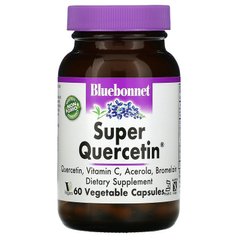 Bluebonnet Nutrition, Super Quercetin, 60 рослинних капсул (BLB-00552), фото