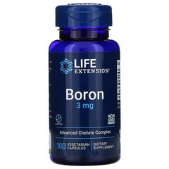 Бор, Life Extension, 3 мг, 100 капсул (LEX-16611), фото