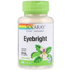Очанка, Eyebright, Solaray, 440 мг, 100 капсул (SOR-01255), фото