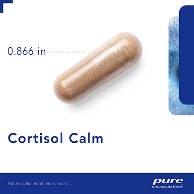 Кортизол, Cortisol Calm, Pure Encapsulations, для підтримки здорового рівня, 120 капсул (PE-01216), фото
