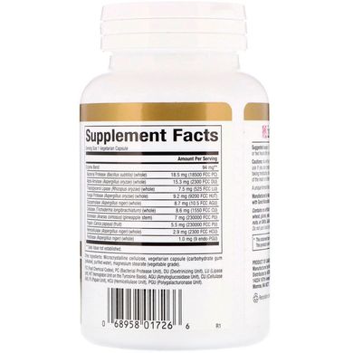 Ферменты для пищеварения, Extra Strength ClenZyme, Natural Factors, 90 капсул (NFS-01726), фото