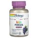 Solaray SOR-08378 Solaray, Kids, Focus For Children, натуральный виноград, 60 жевательных таблеток (SOR-08378) 1