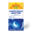 Country Life, Stress Shield Nighttime, Комплекс для здорового сну, 60 вегетеріанських капсул (CLF-05042)
