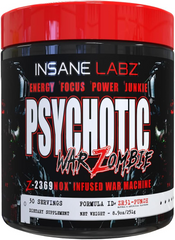 Insane Labz, Psychotic War Zombie, 30 порций, Fruit Punch, 251 г (INL-27394), фото