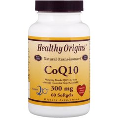 Healthy Origins, Коэнзим Q10, канека Q10, 300 мг, 60 мягких таблеток (HOG-35021), фото