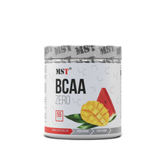 MST Nutrition, Комплекс амінокислот, BCAA Zero, смак манго-кавун, 55 порцій, 330 г (MST-16064), фото
