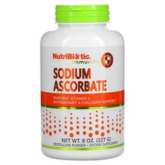 Буферизованный витамин С, Sodium Ascorbate, NutriBiotic, кристаллический порошок, 227 г (NBC-00450), фото