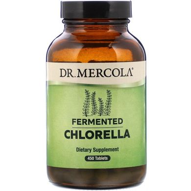 Dr. Mercola, ферментовані хлорелла, 450 таблеток (MCL-01585), фото