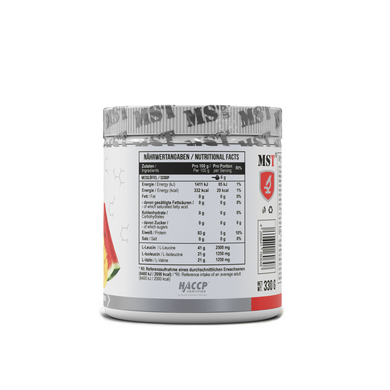MST Nutrition, Комплекс амінокислот, BCAA Zero, смак манго-кавун, 55 порцій, 330 г (MST-16064), фото