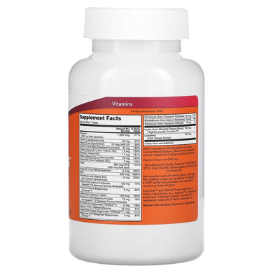 Мультивітаміни (Daily Vits), Now Foods, 250 таблеток, (NOW-03771), фото